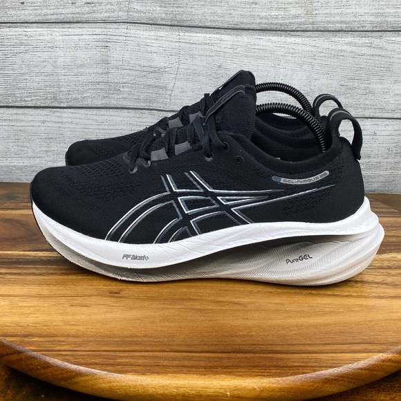 Asics Shoes - Asics Black and White Athletic Shoes